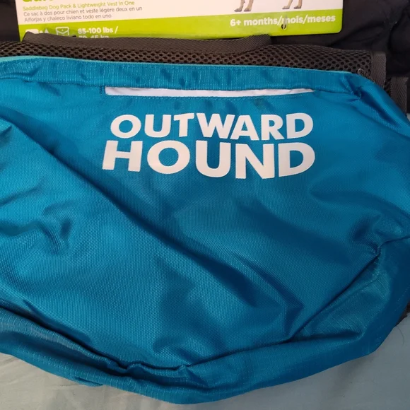 NWT!! Outward Hound Quick Release Backpack for Dogs - Picture 4 of 8
